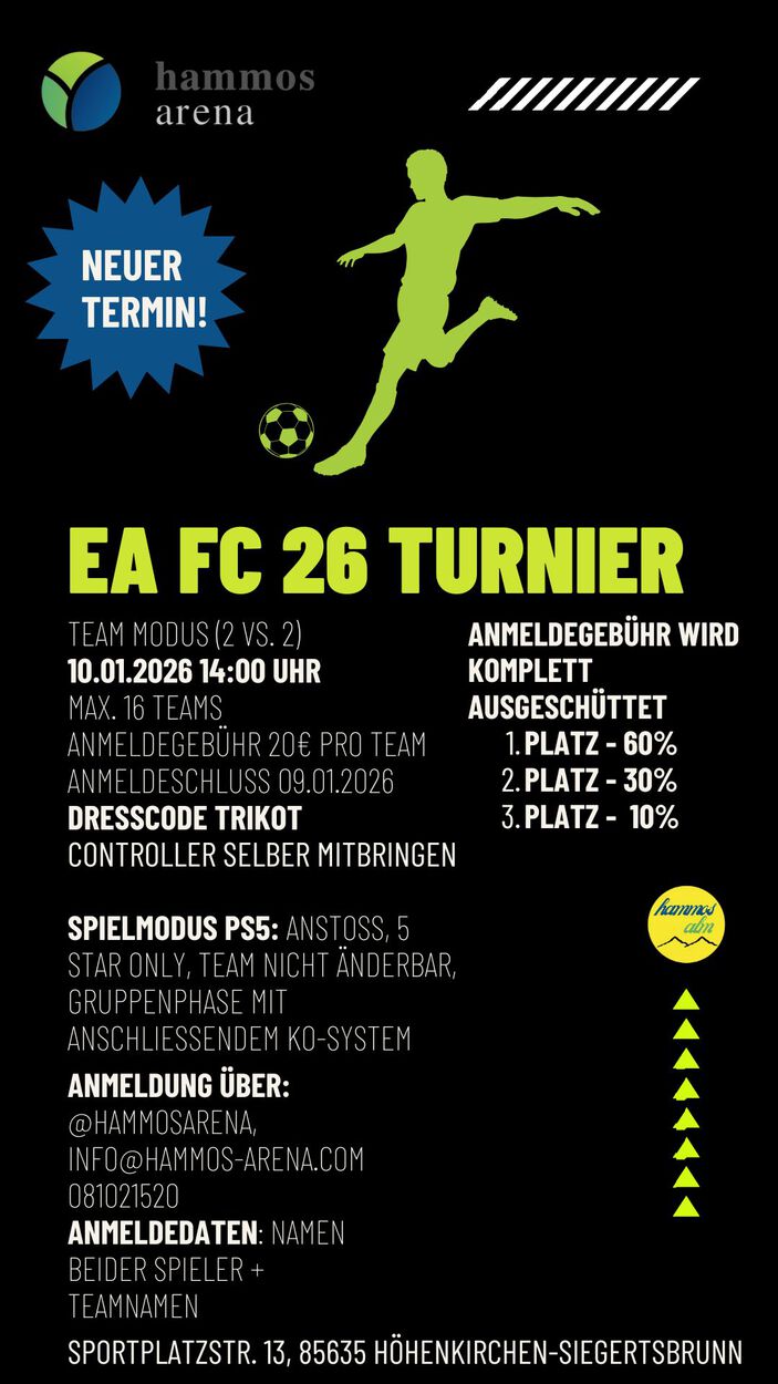 Neuer Termin! EA FC 26 Teamturnier