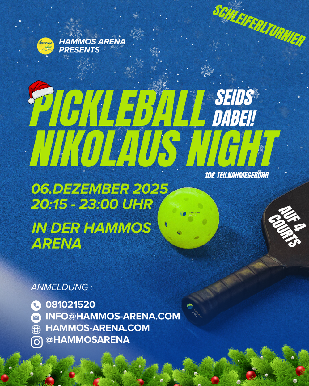 Pickleball Nikolaus Night